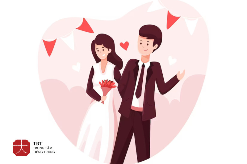 Chủ đề hôn nhân với nhiều từ vựng tiếng Trung thú vị