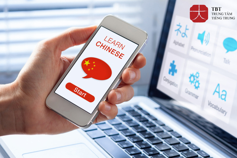 Học từ vựng qua các app học tiếng Trung