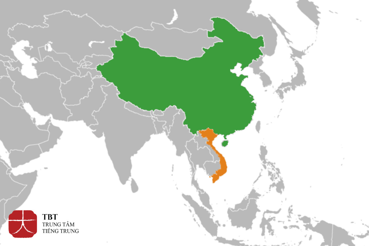 Vị trí nước Trung Quốc thuận tiện