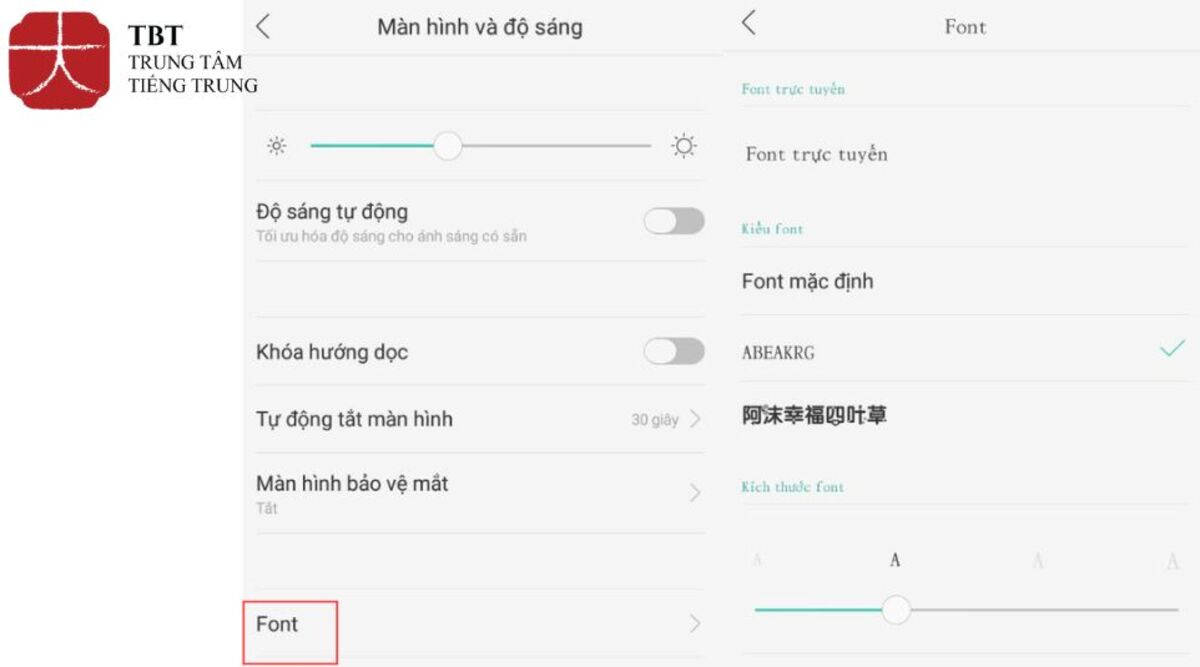 Cách cài đặt Font tiếng Trung trên điện thoại 6