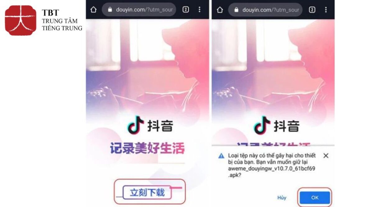 cách tải tiktok trung quốc apk trên douyin 1