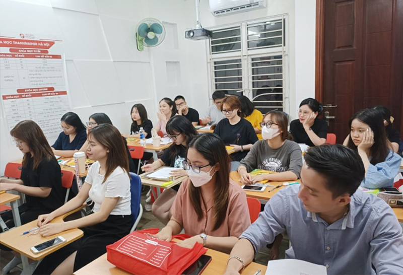 Lớp học tại trung tâm tiếng Trung ThanhMaiHSK