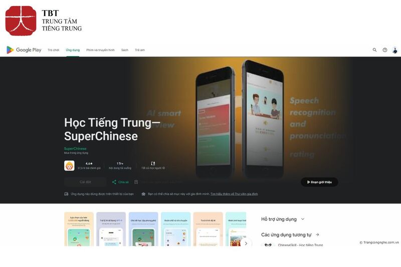 App luyện nghe tiếng Trung - Super Chinese 