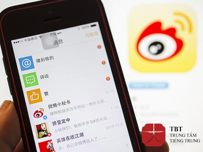 ứng dụng weibo giúp luyện nói với người trung 